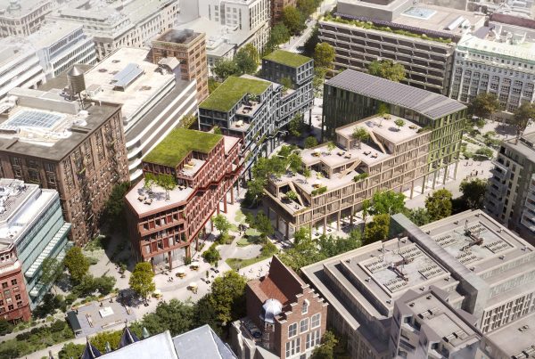 Neues Stadtquartier - Luftbild
